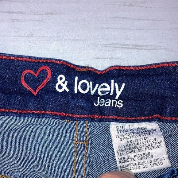 Women’s Juniors ❤️ & Lovely High-Rise Soft Stretch Denim Jeans Pants Size 1 - Picture 5 of 11